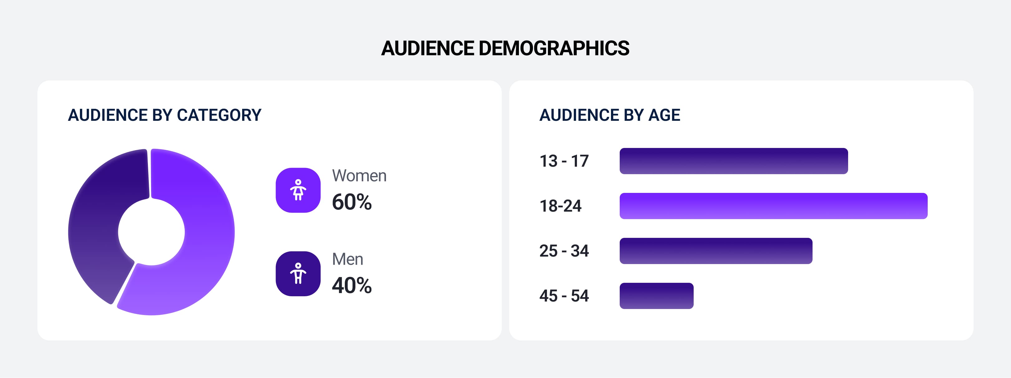 Audience demographics