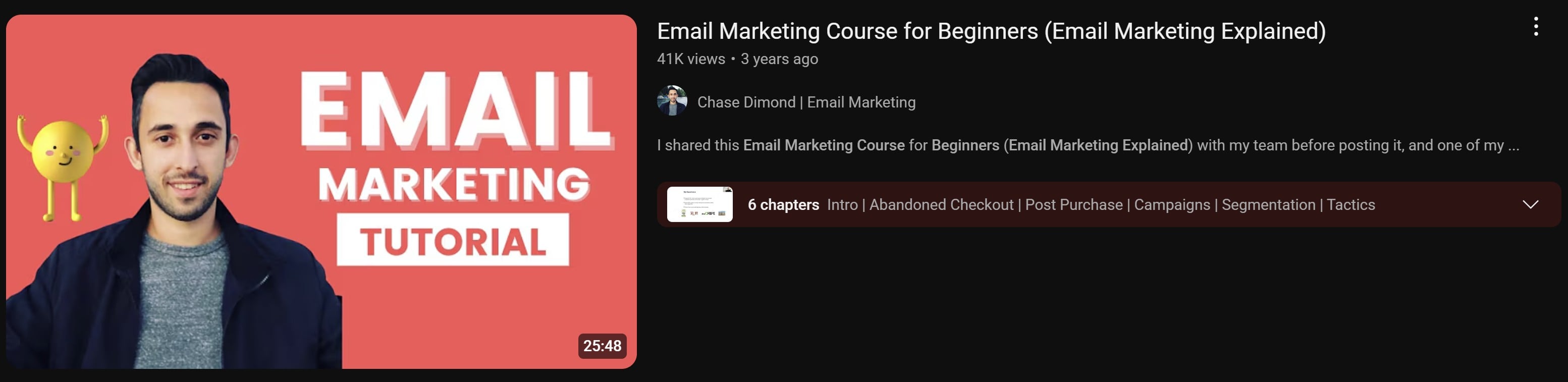 Chase Dimond is a 7-figure email marketing agency owner
