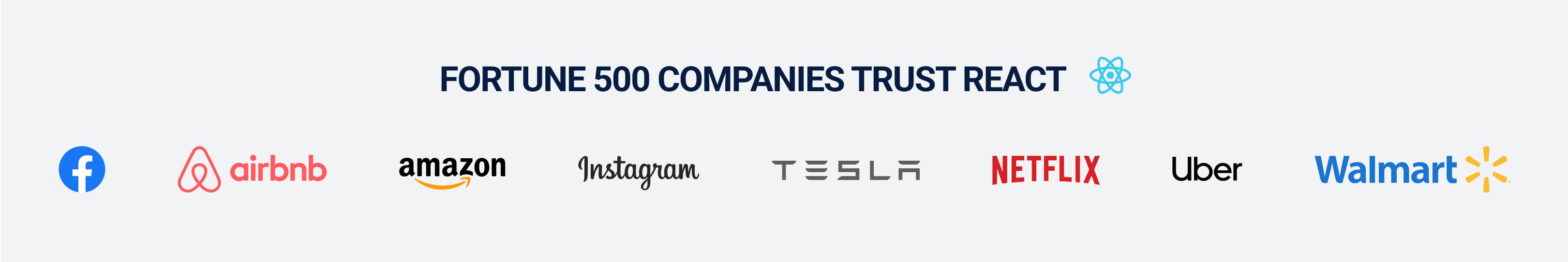 Fortune 500 Companies Trust React