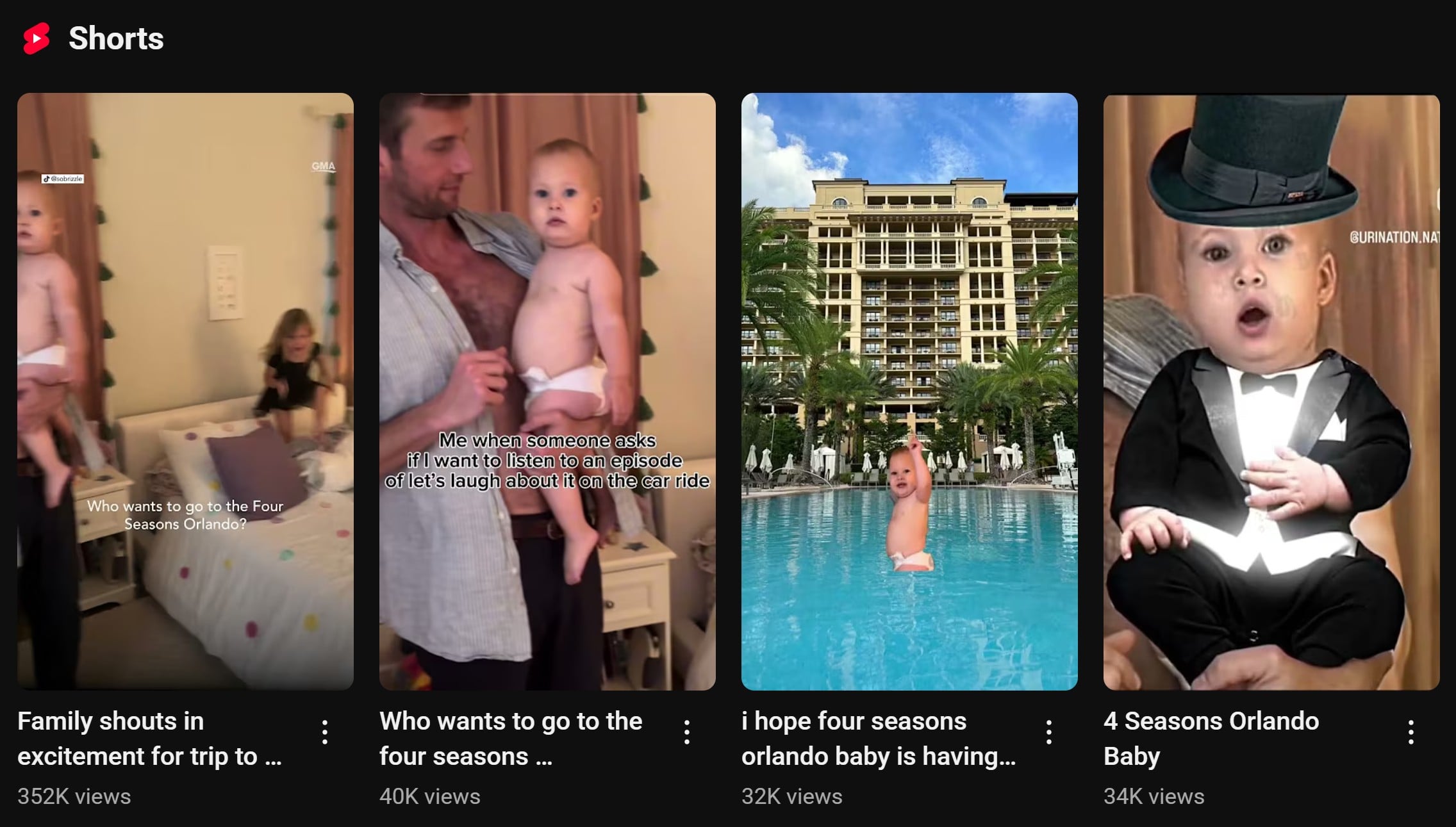 Four Seasons Orlando baby