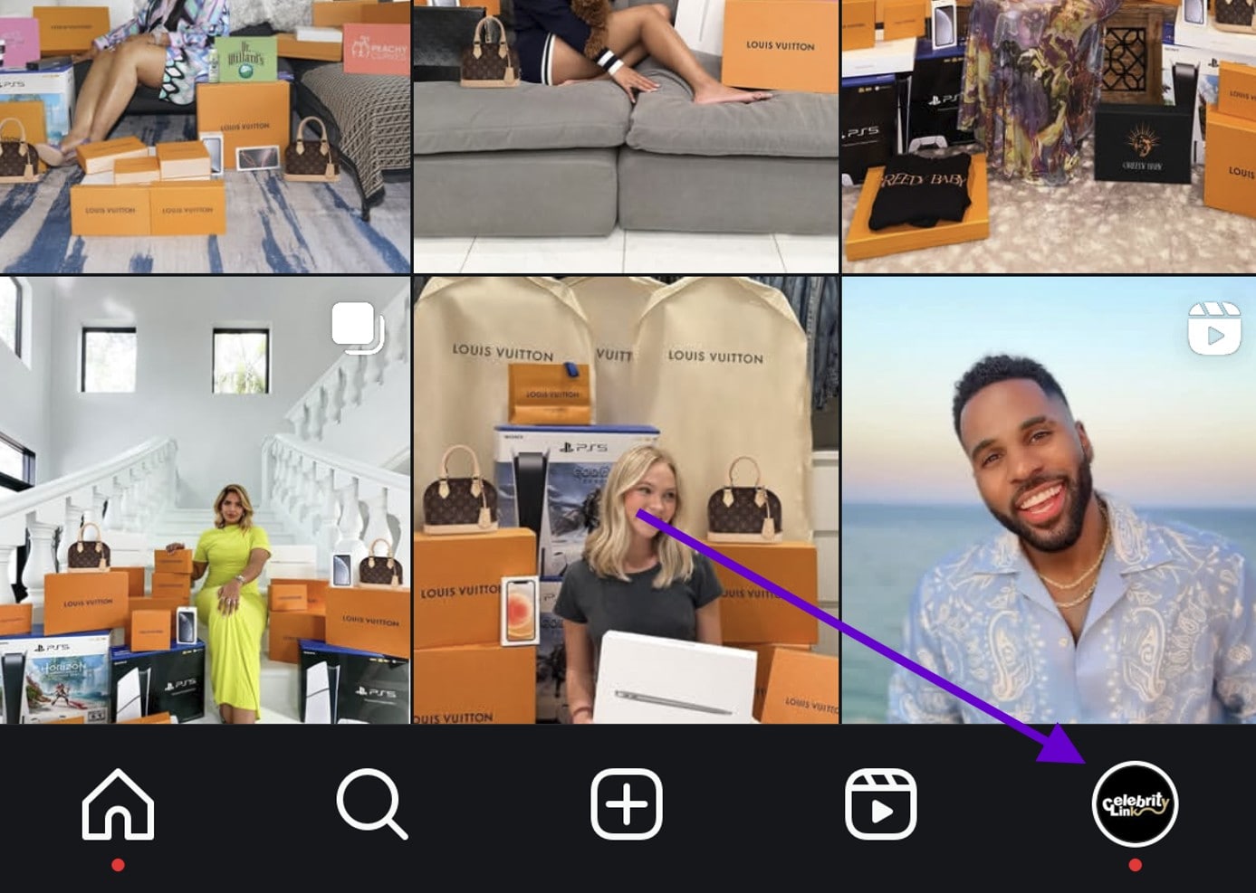Go to your Instagram Profile