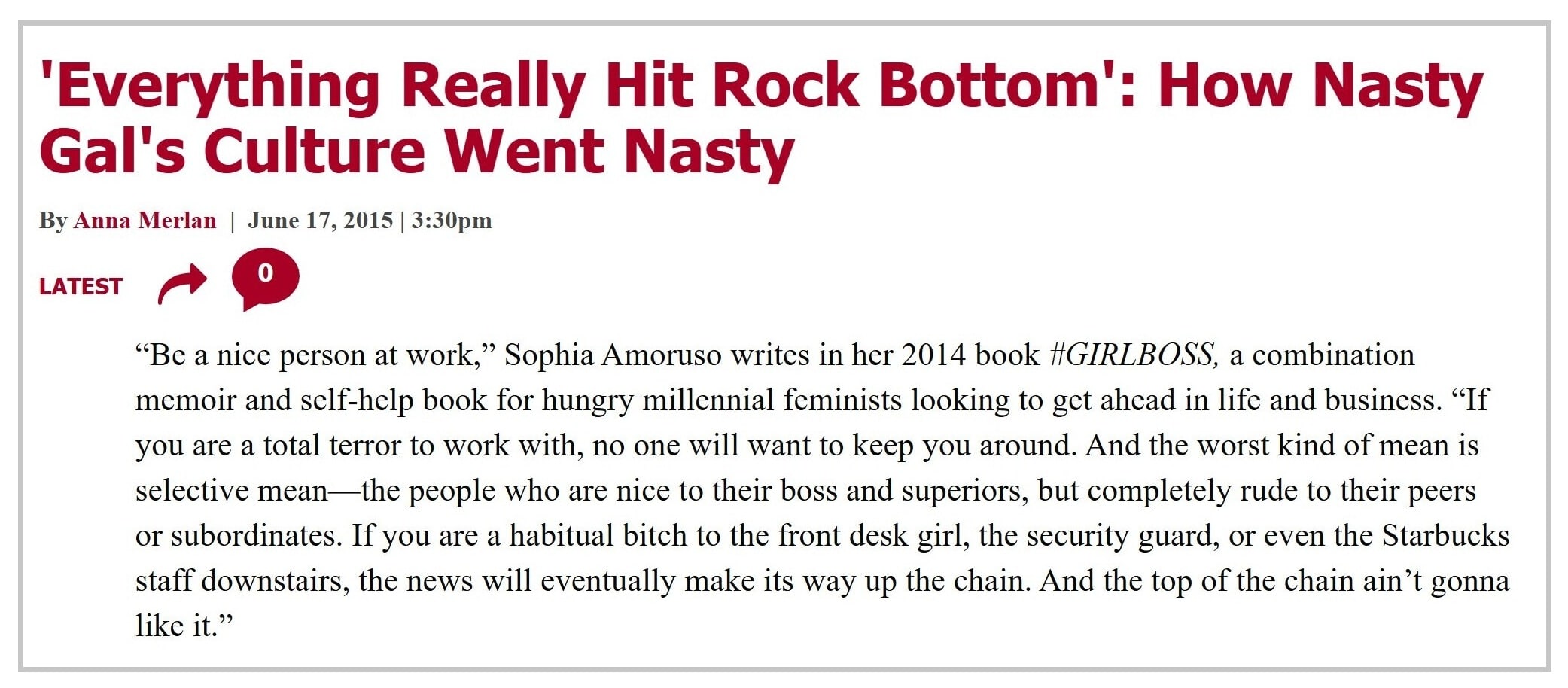 How Nasty Gal's Culture Went Nasty