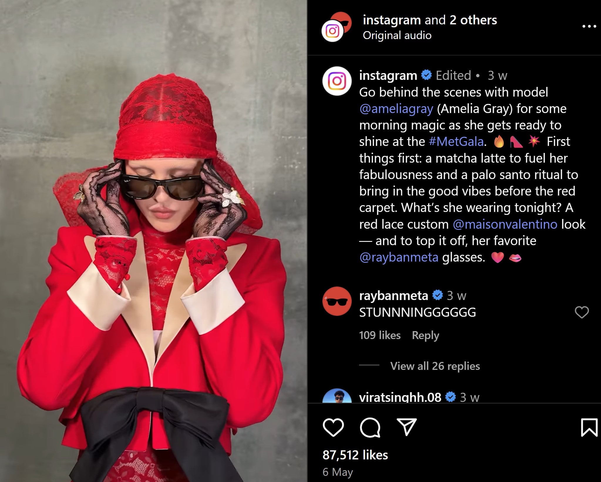 Instagram cover celebrities at the Met