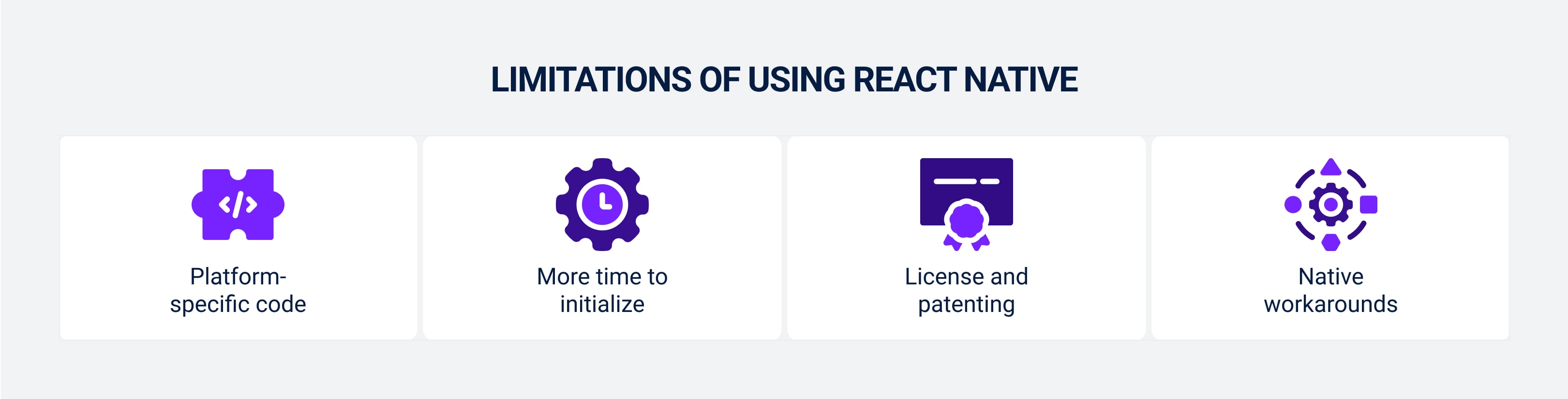 Limitations of using React Native