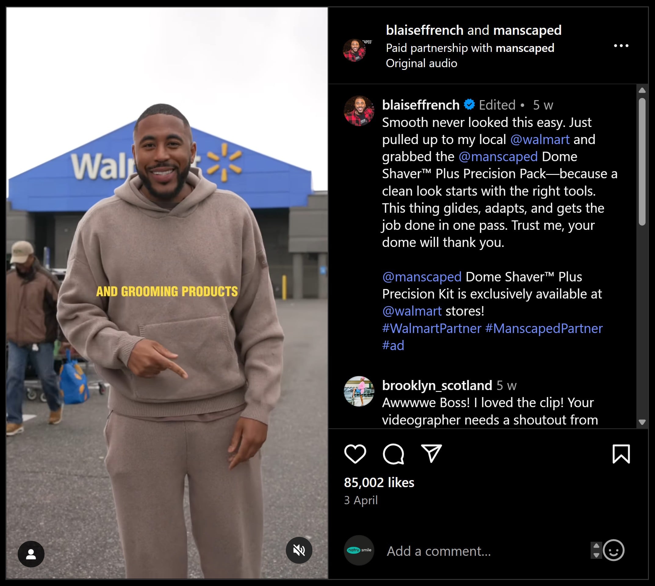 Manscaped is running campaigns with hundreds of influencers