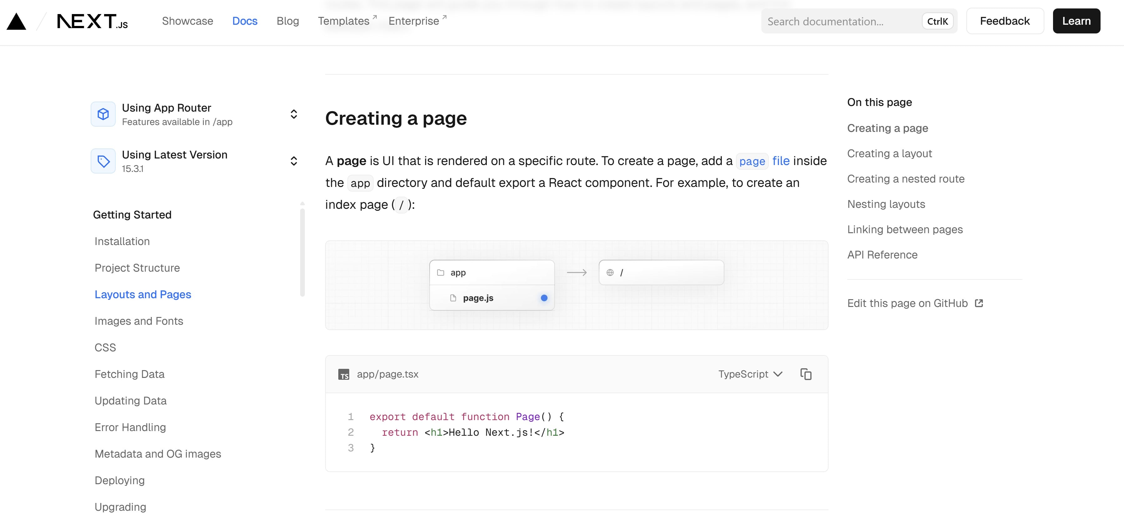 Next.js documentation