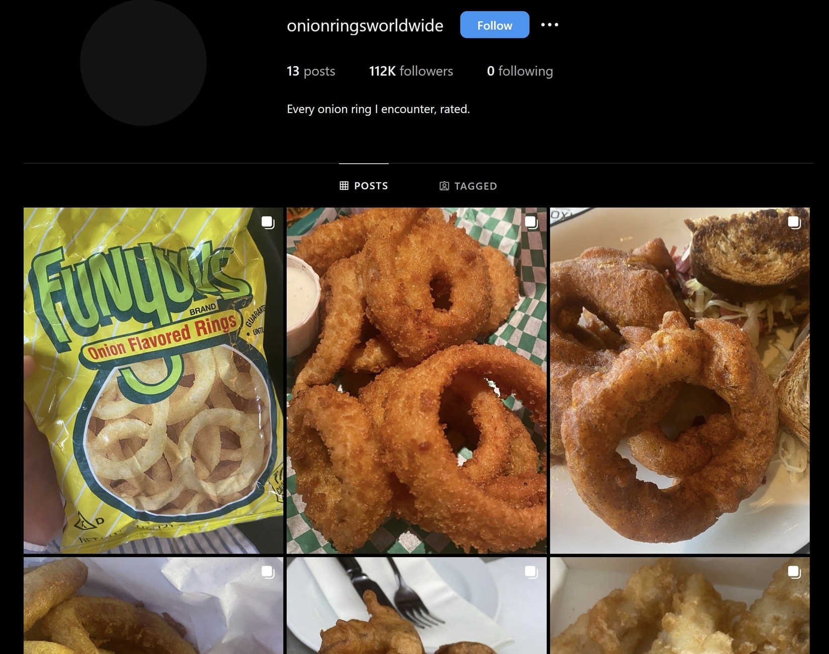 Lorde's Onion Rings Worldwide