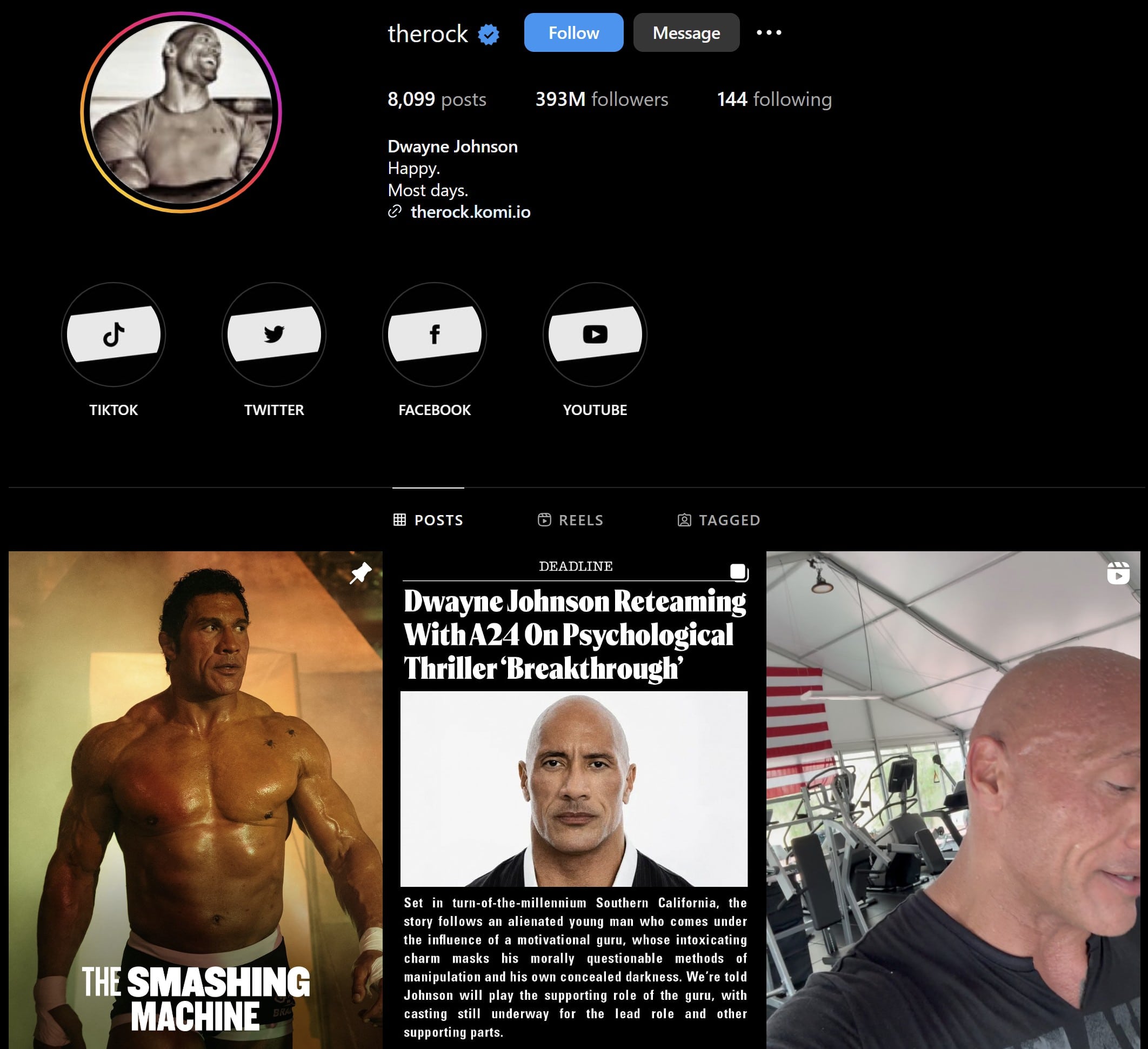 Dwayne "The Rock" Johnson
