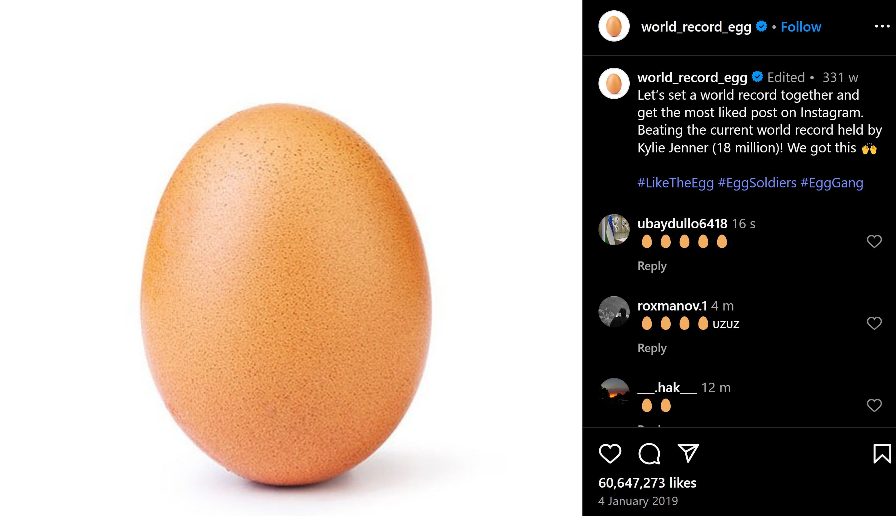 The World Record Egg (2019)