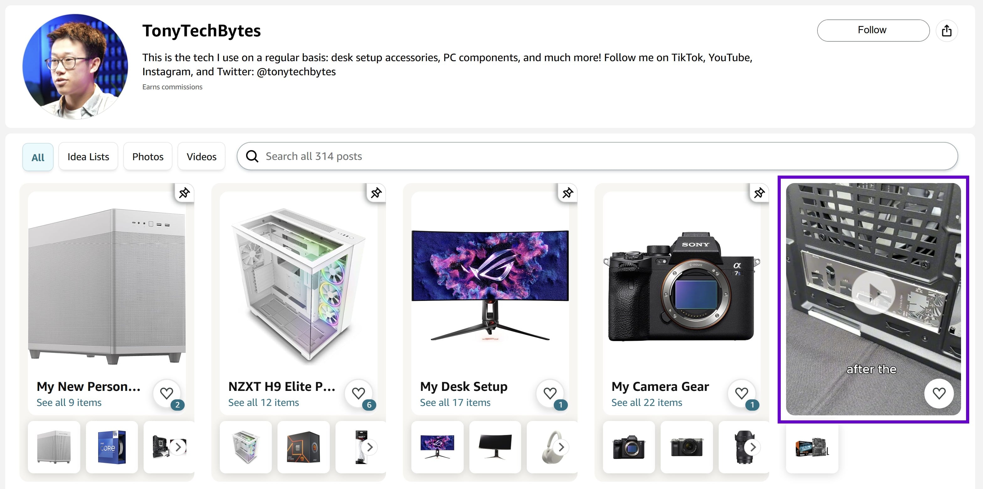 TonyTechBytes does a great job of incorporating video on his storefront