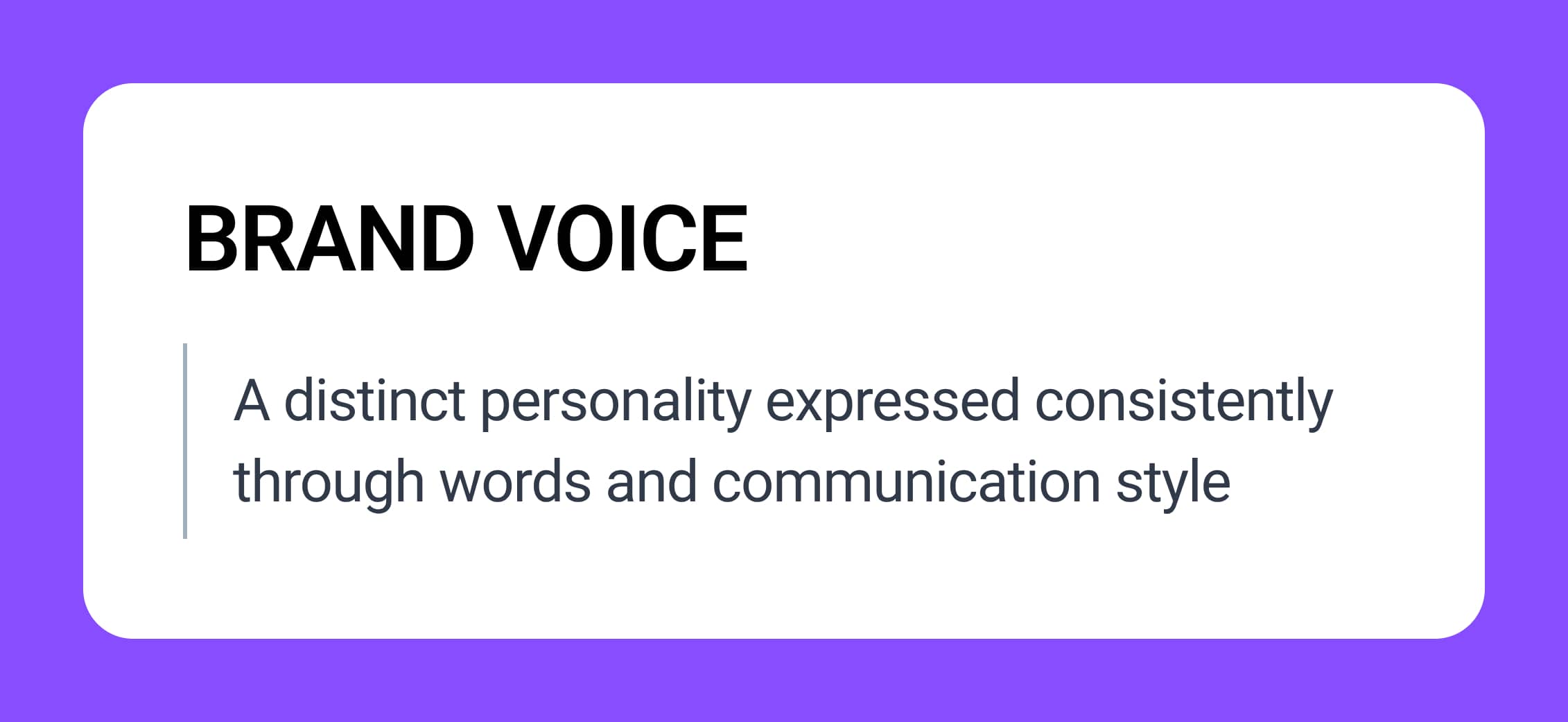 Brand voice definition