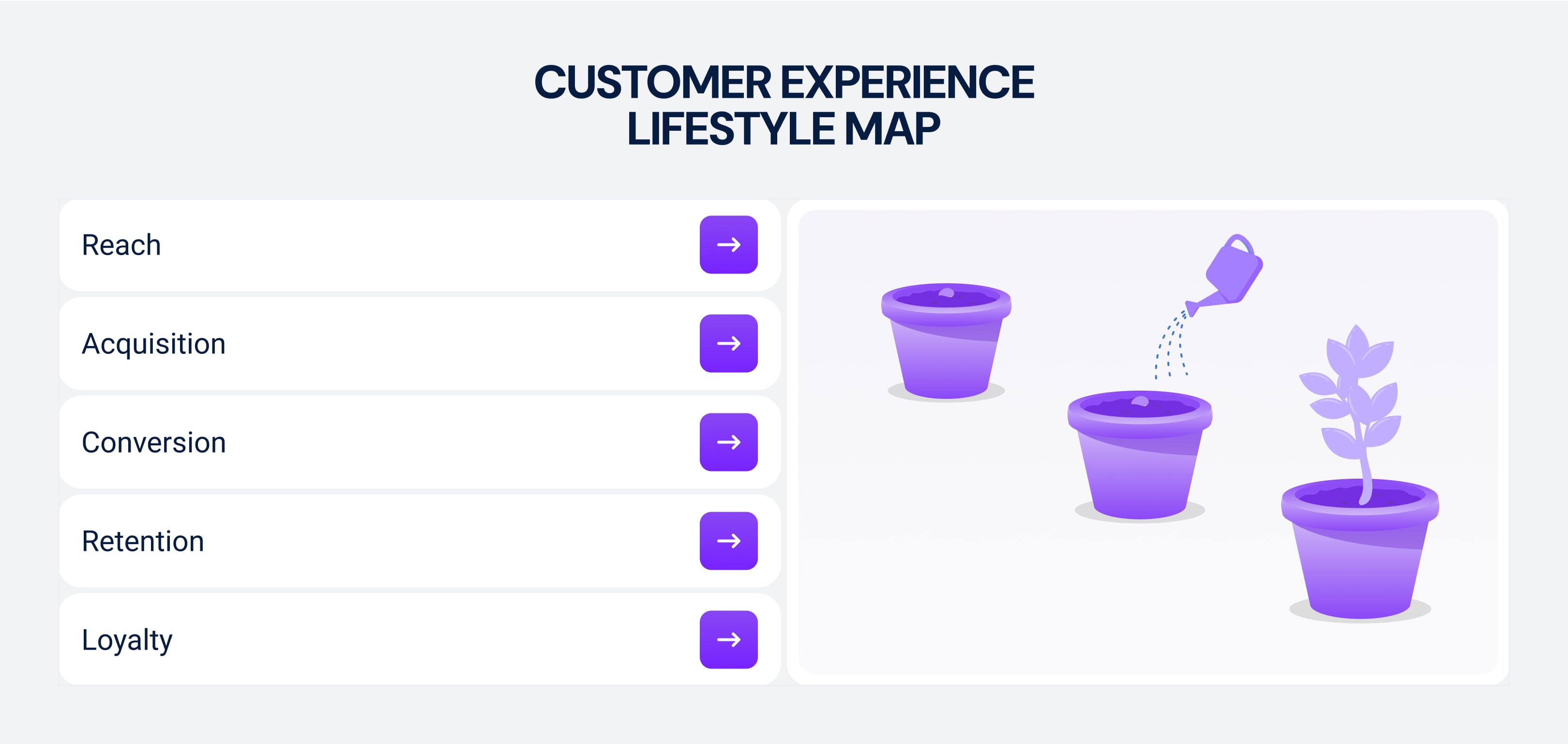 Customer experience lifestyle map