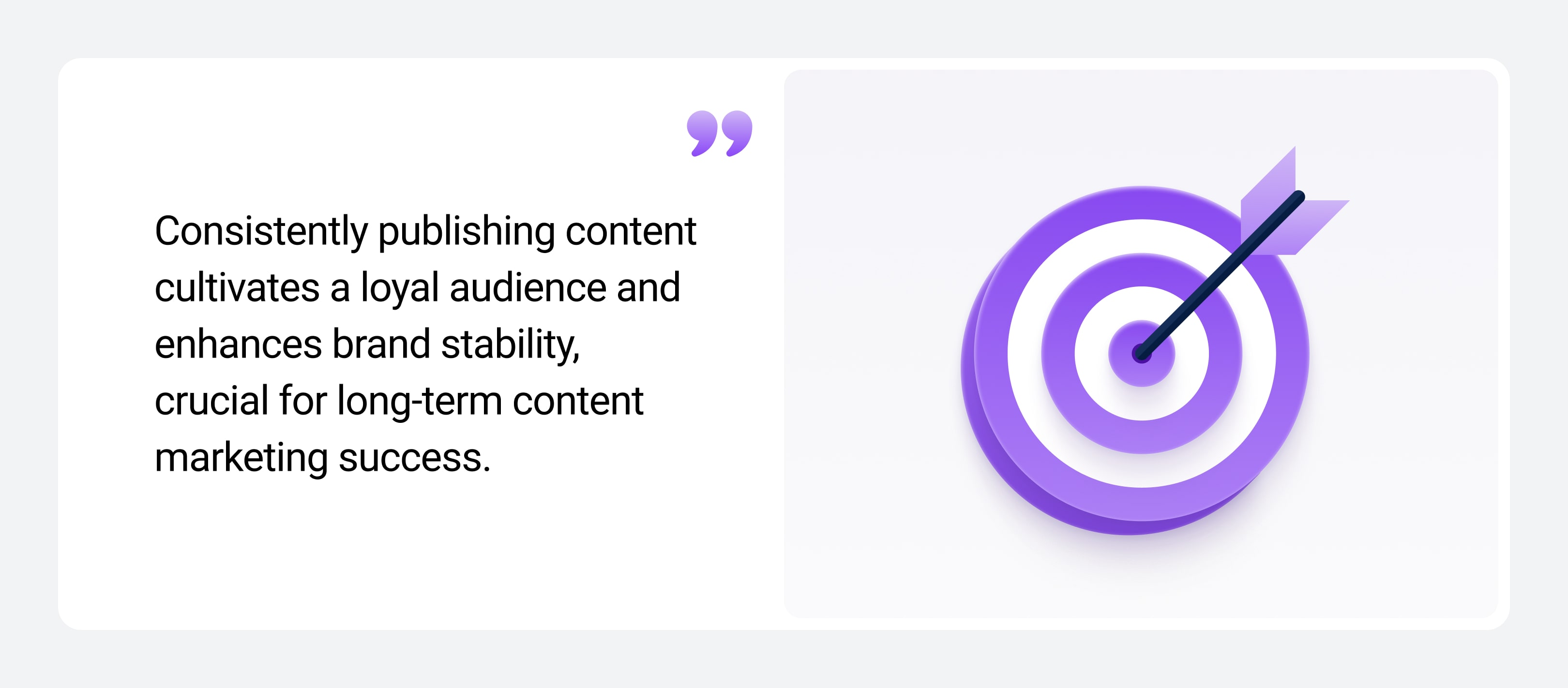 Publishing content quote