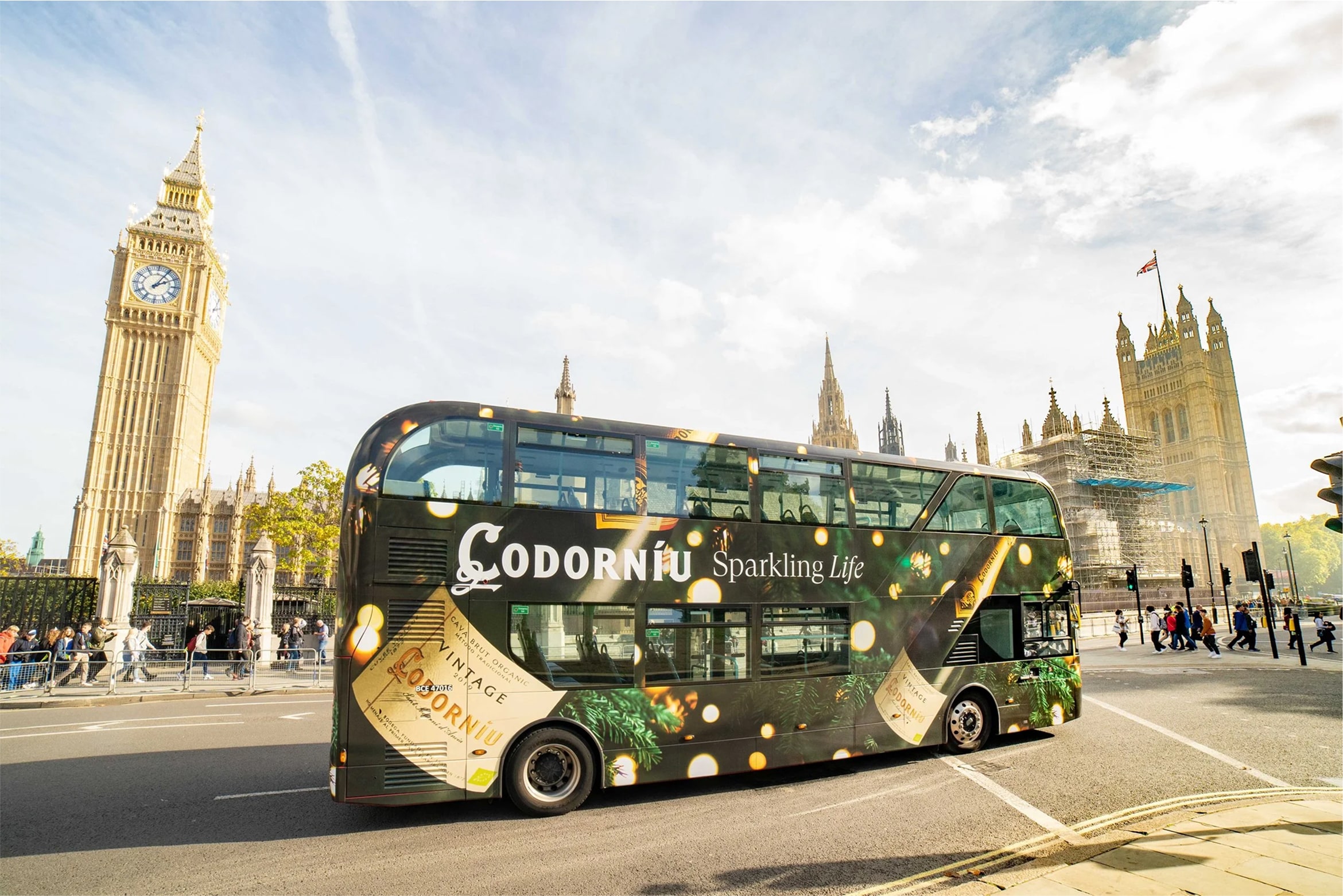 Creative bus advertising