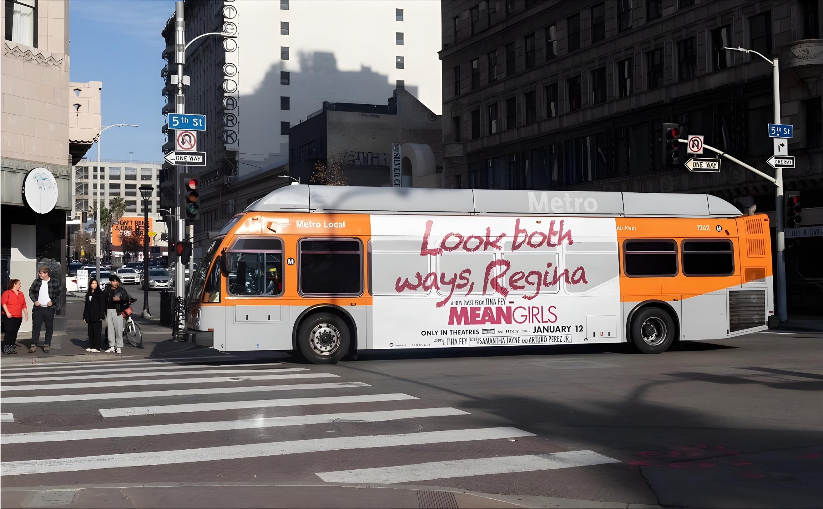 Example transit advertising