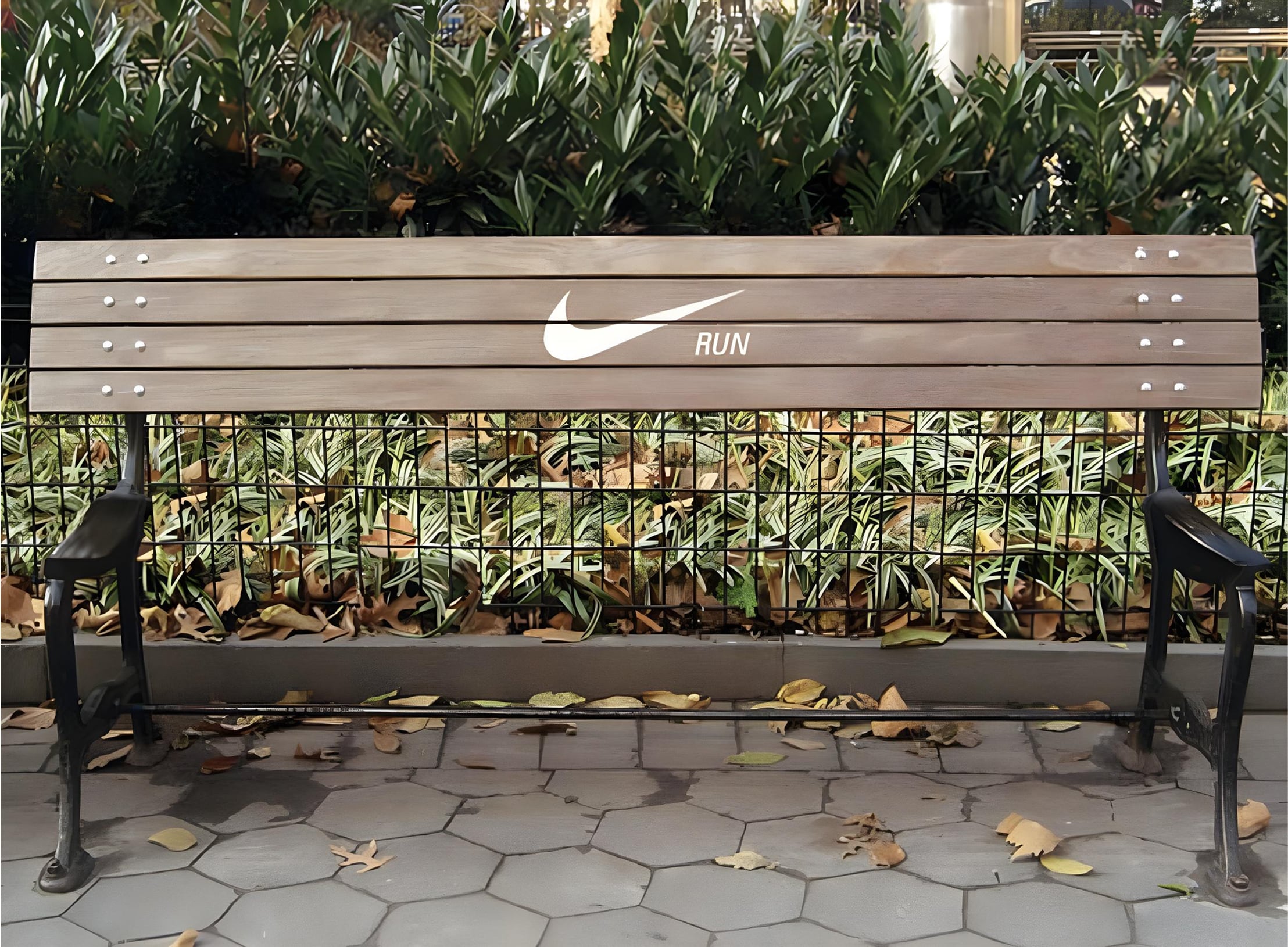 Nike Run benches