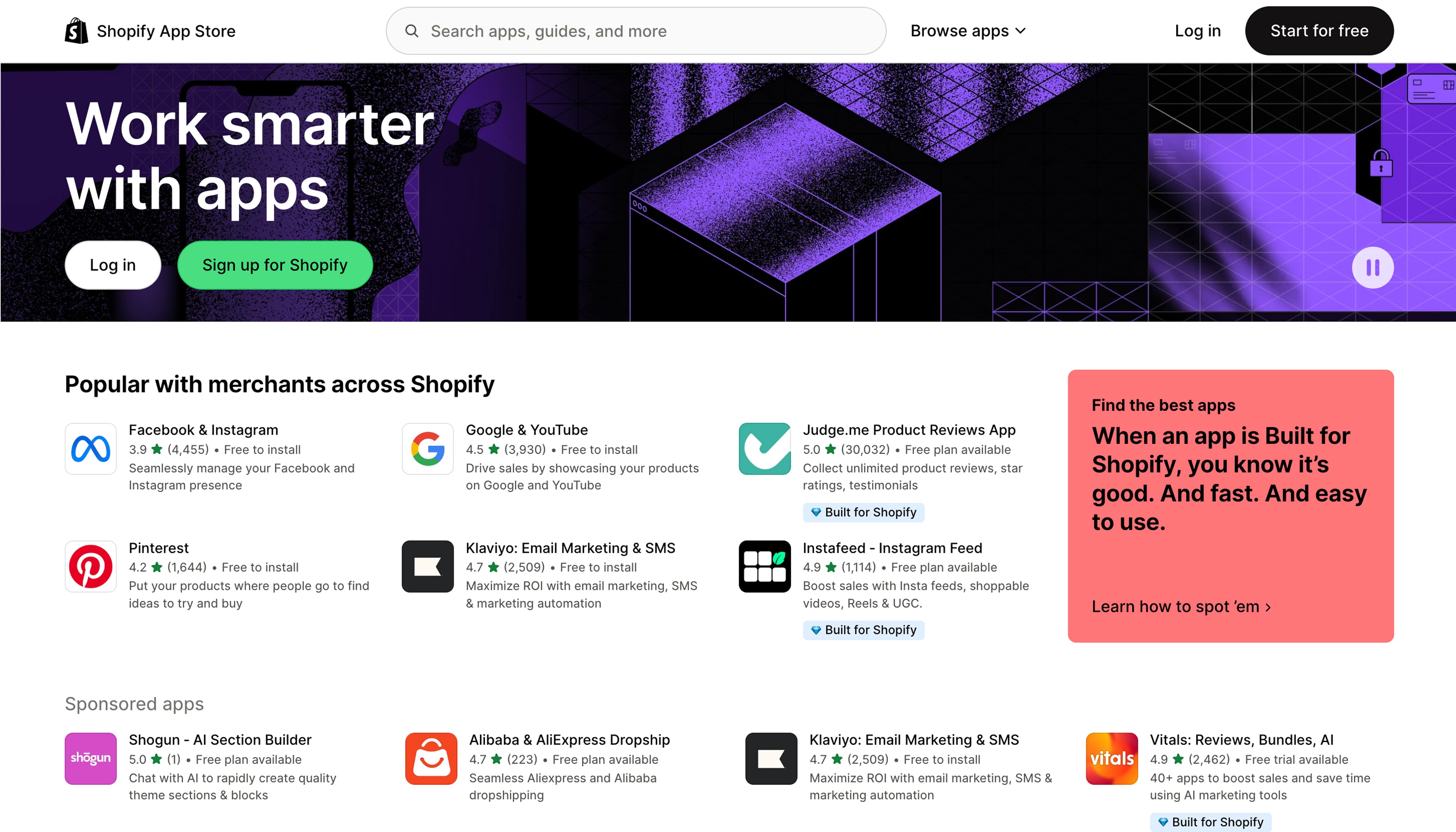 Shopify apps