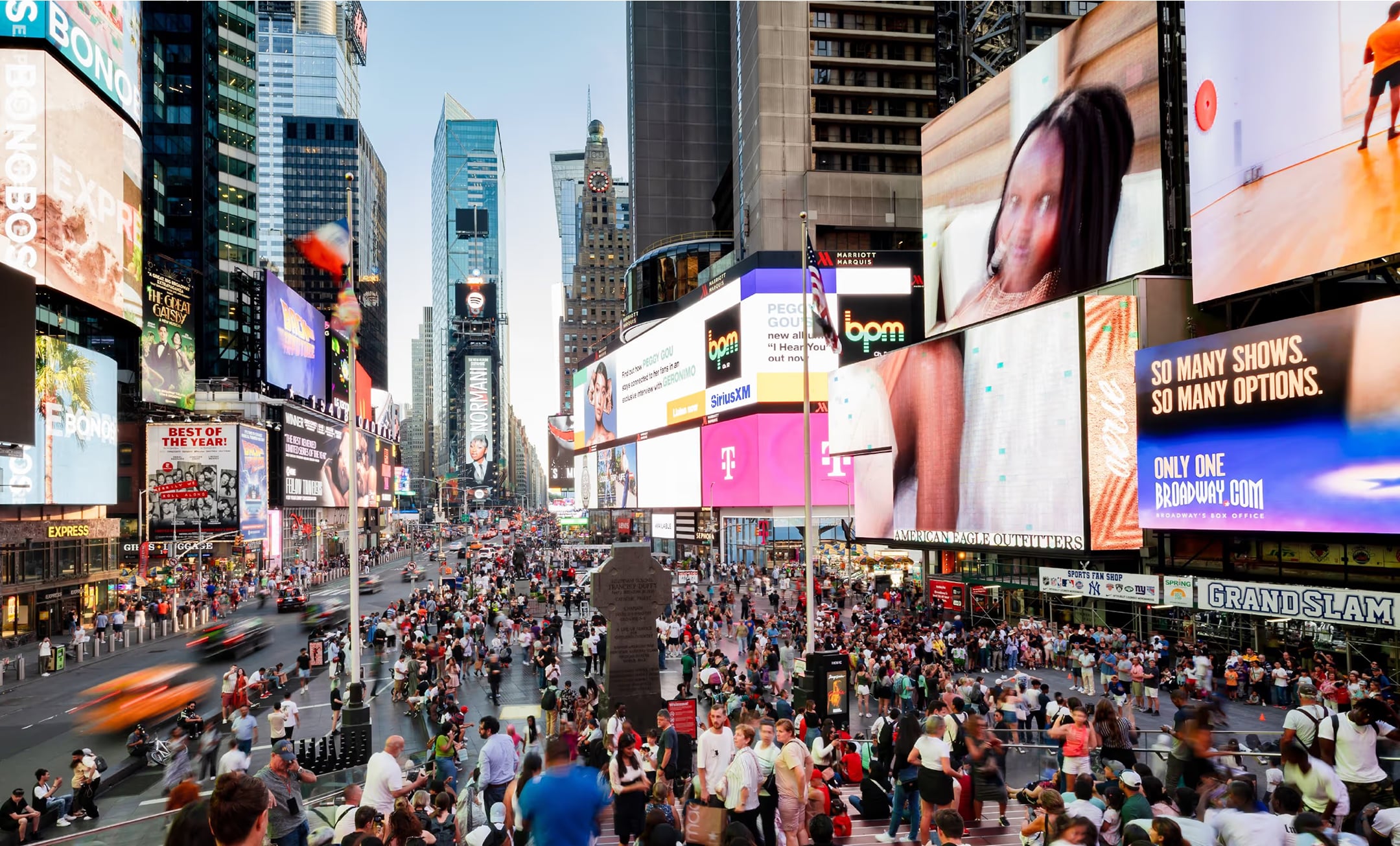 Times Square billboard advertising