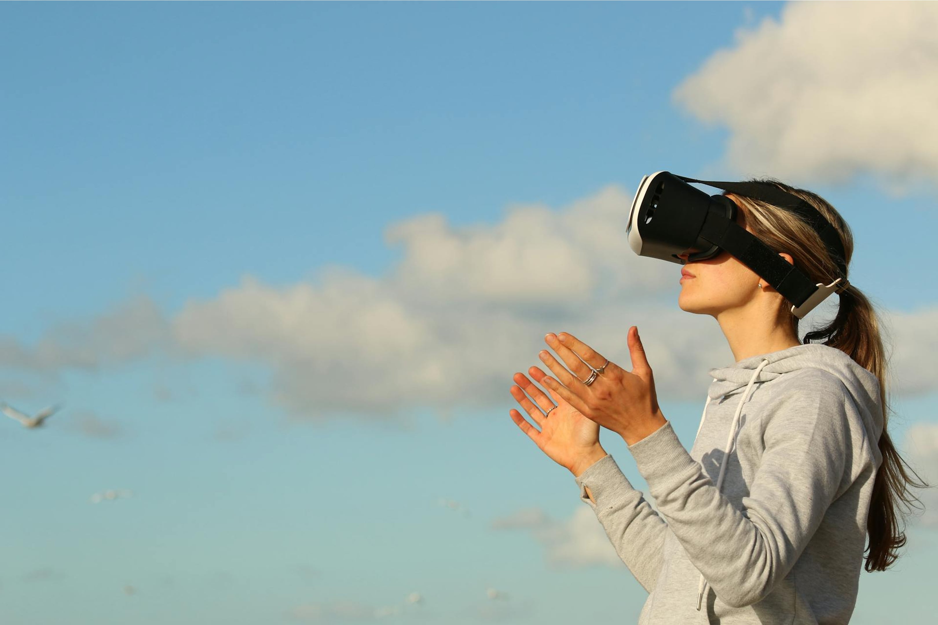 Virtual reality replaces the real world