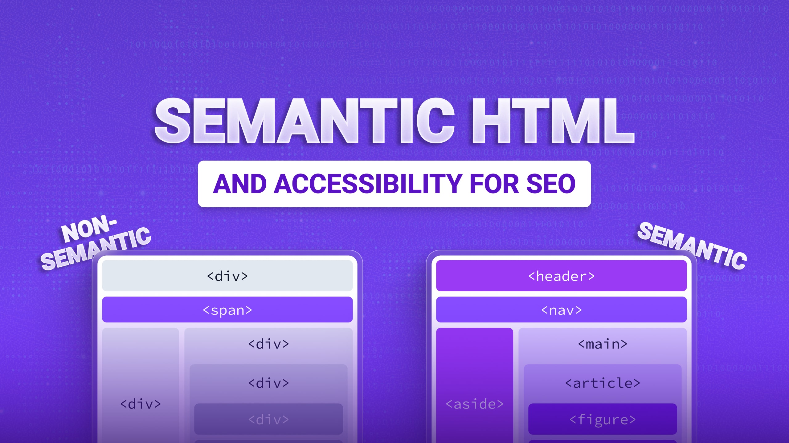 Semantic HTML and Accessibility for SEO – Influize